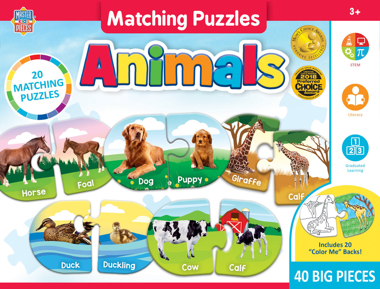 Educational - Animals Matching Puzzles