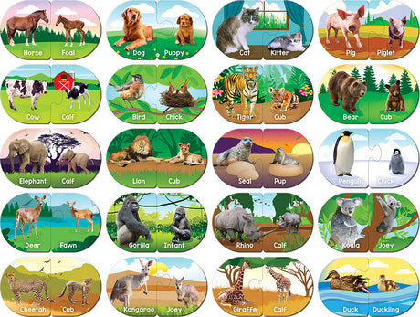 Educational - Animals Matching Puzzles