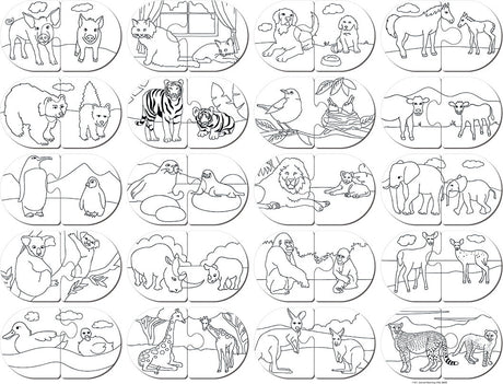 Educational - Animals Matching Puzzles