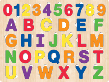 Educational - ABC 123 36 Piece Wood Puzzle