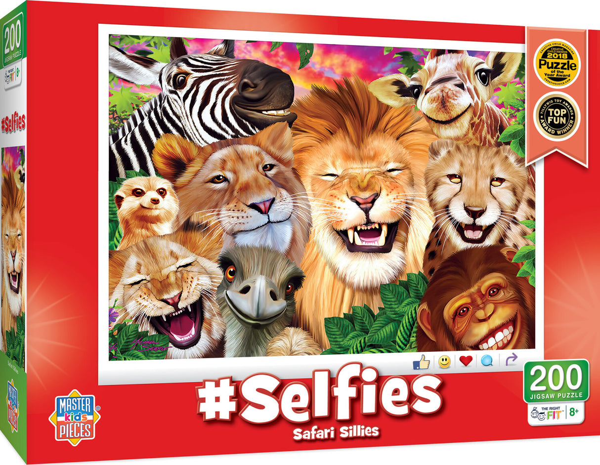 Selfies - Safari Sillies 200 Piece Puzzle