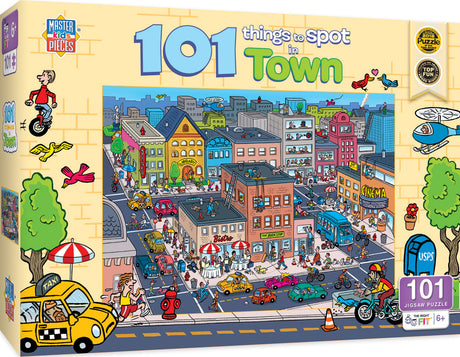 101 Things to Spot - In Town 100 Piece Puzzle