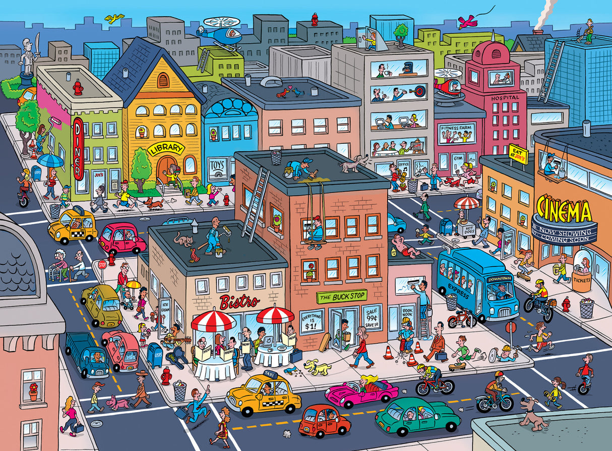 101 Things to Spot - In Town 100 Piece Puzzle