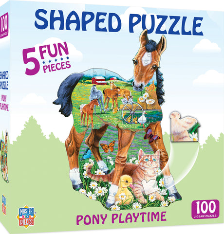 Pony Playtime - 100 Piece Shaped Puzzle