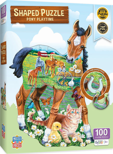 Pony Playtime - 100 Piece Shaped Puzzle