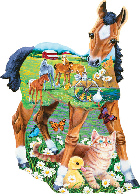 Pony Playtime - 100 Piece Shaped Puzzle