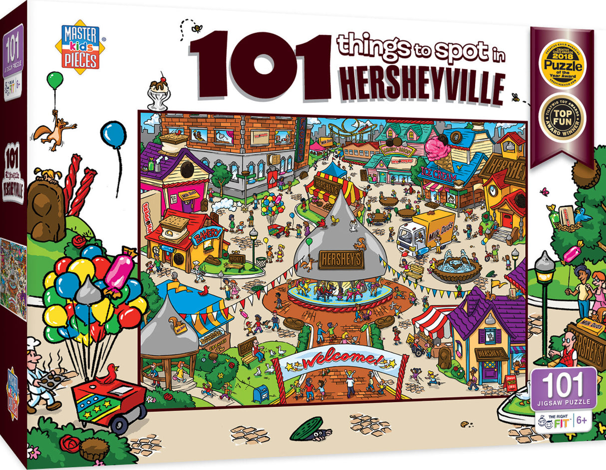 101 Things to Spot - In Hersheyville 100 Piece Puzzle