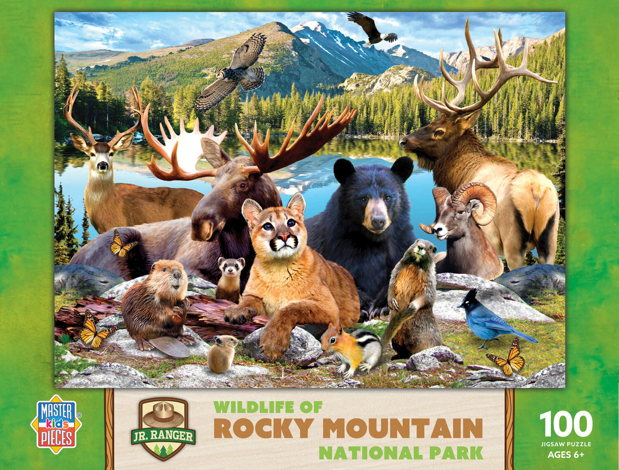 Jr Ranger - Rocky Mountain National Park 100 Piece Puzzle