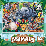 World of Animals - Safari Friends 100 Piece Puzzle