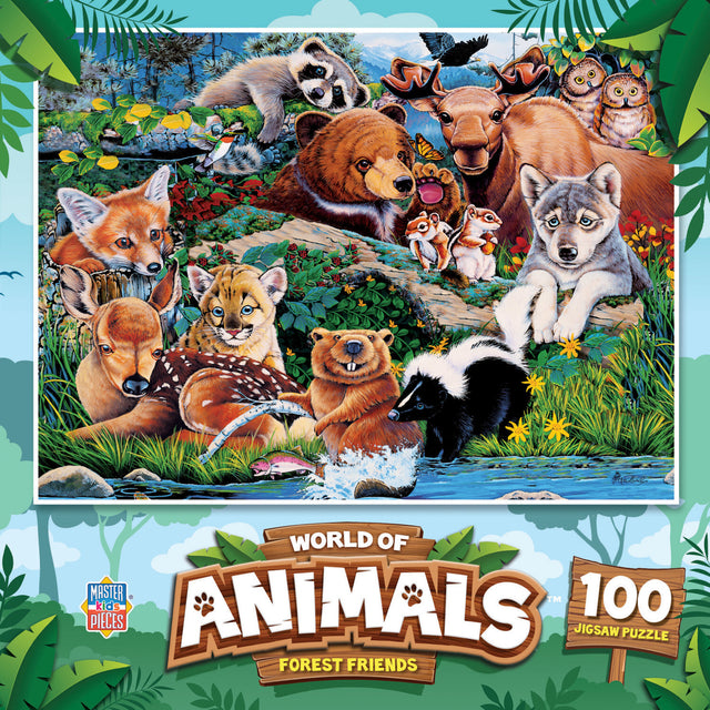 World of Animals - Forest Friends 100 Piece Puzzle