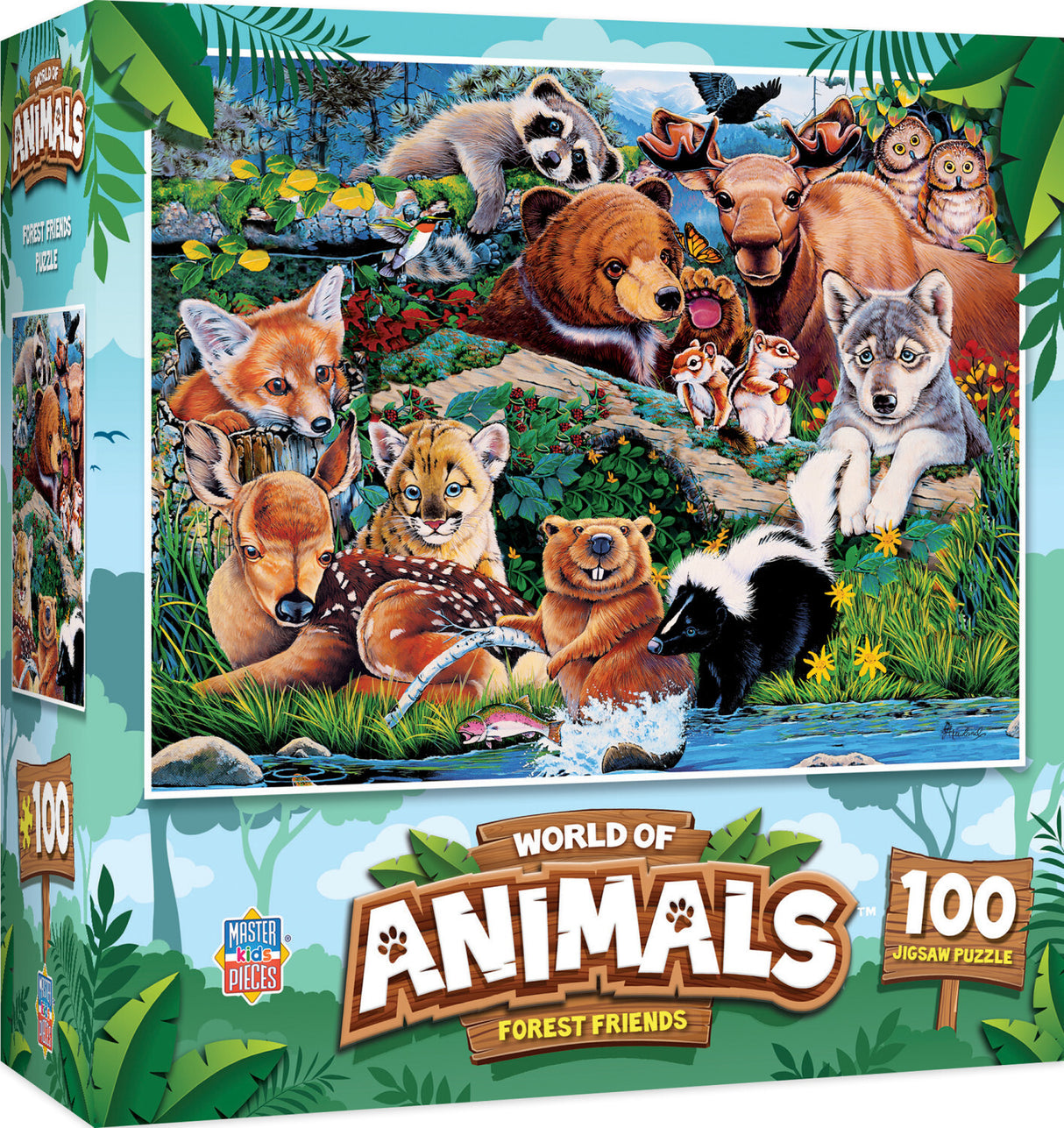 World of Animals - Forest Friends 100 Piece Puzzle