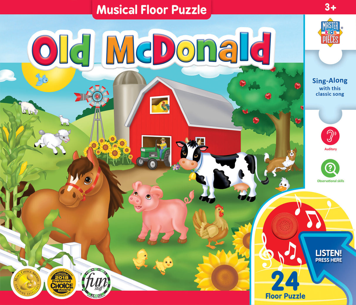 Sing-A-Long - Old McDonald 24 Piece Sound Puzzle