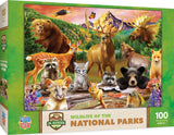 Jr Ranger - Wildlife of the National Parks 100 Piece Puzzle