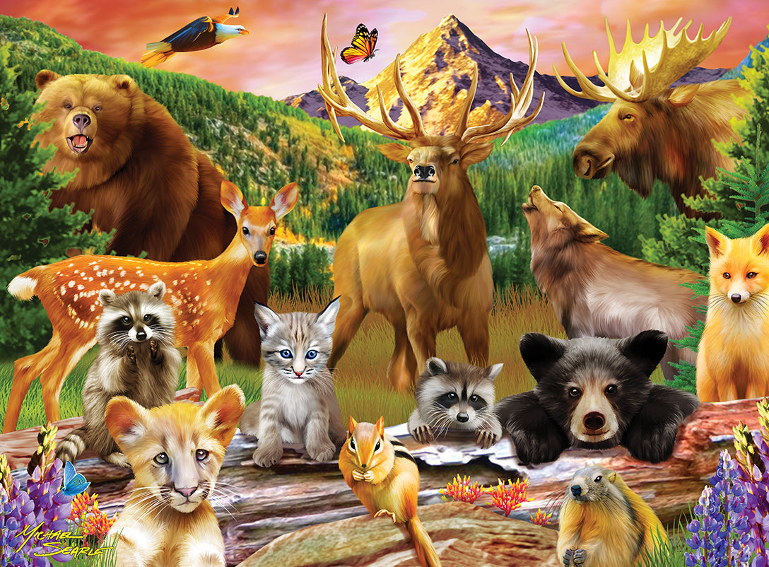 Jr Ranger - Wildlife of the National Parks 100 Piece Puzzle