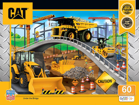 Caterpillar - Under the Bridge 60 Piece Puzzle