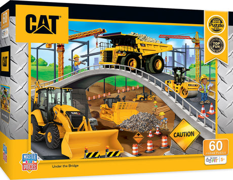 Caterpillar - Under the Bridge 60 Piece Puzzle