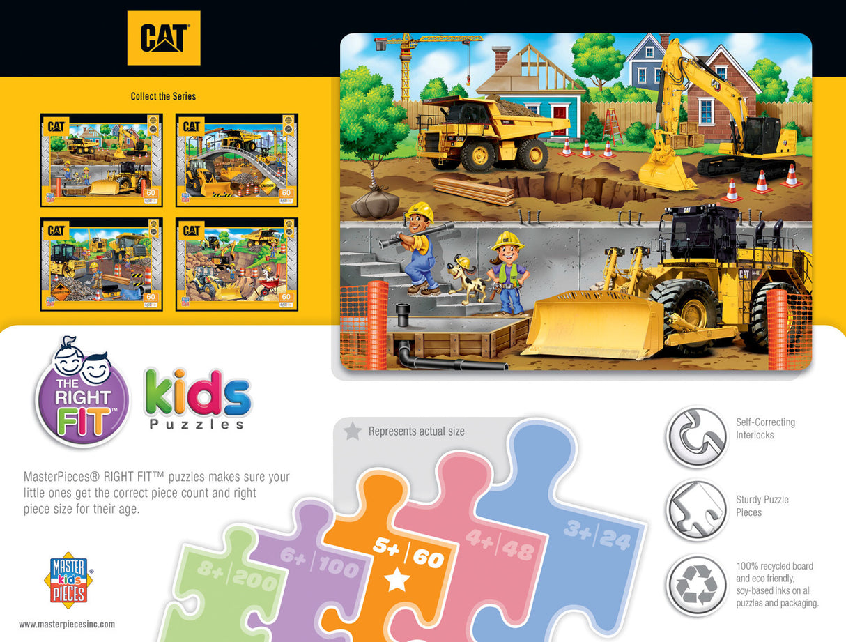 Caterpillar - In My Neighborhood 60 Piece Puzzle