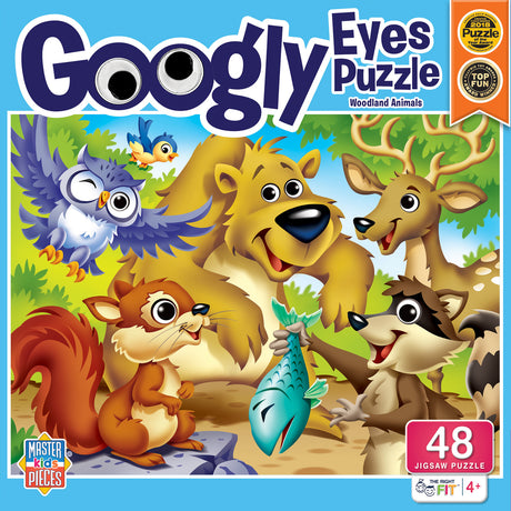 Googly Eyes - Woodland Animals 48 Piece Puzzle