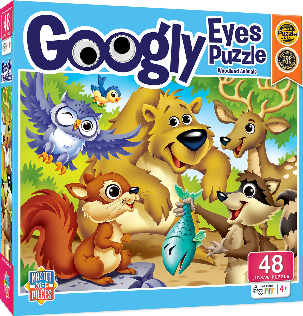 Googly Eyes - Woodland Animals 48 Piece Puzzle