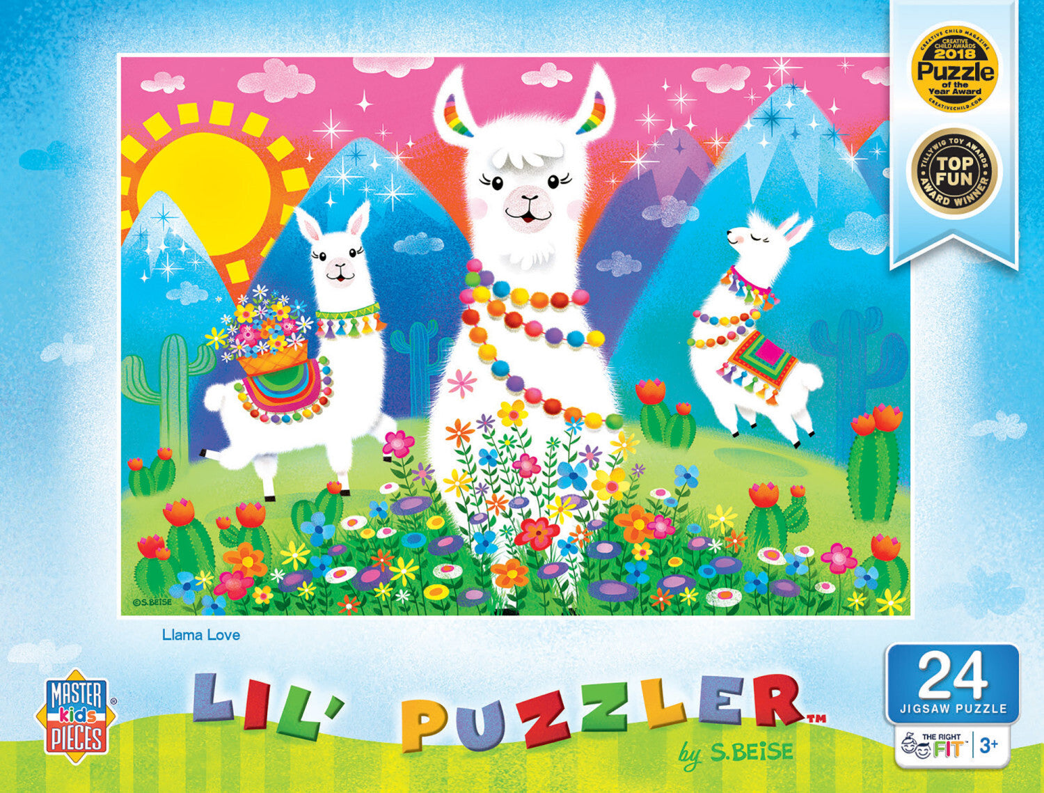 Lil Puzzler - Llama Love 24pc Puzzle – Toys on the Square