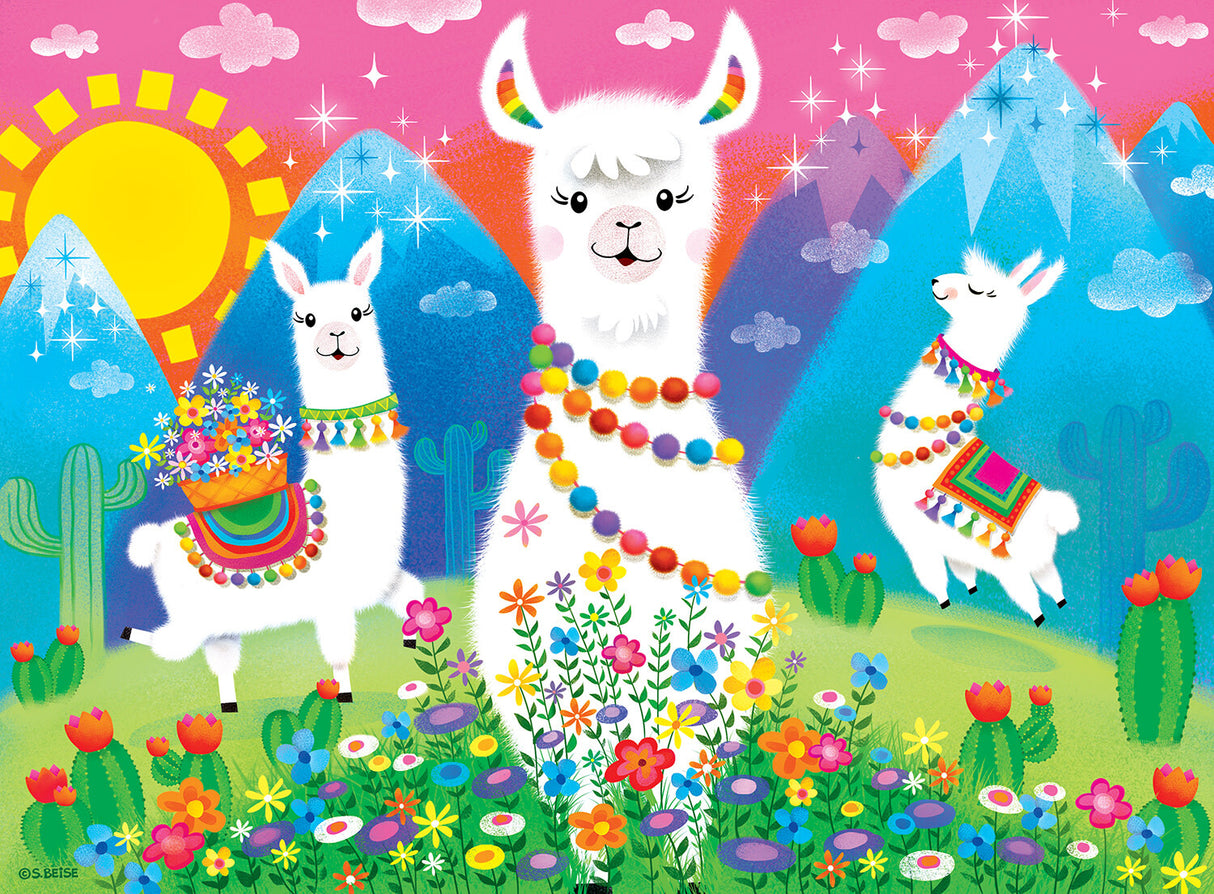 Lil Puzzler - Llama Love 24 Piece Puzzle