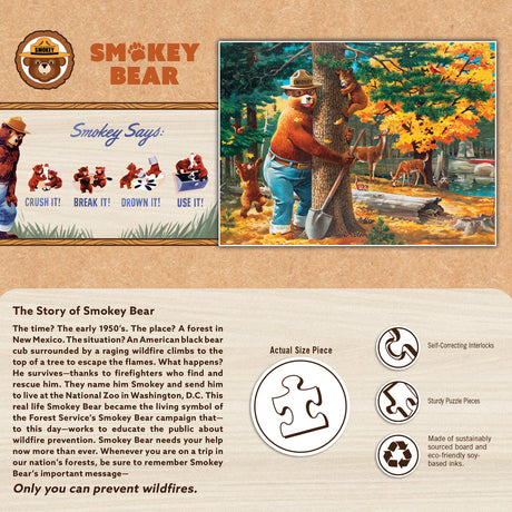 Smokey Bear 100 Piece Puzzle