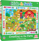 Hide and Seek - Counting on the Farm 48 Piece Puzzle