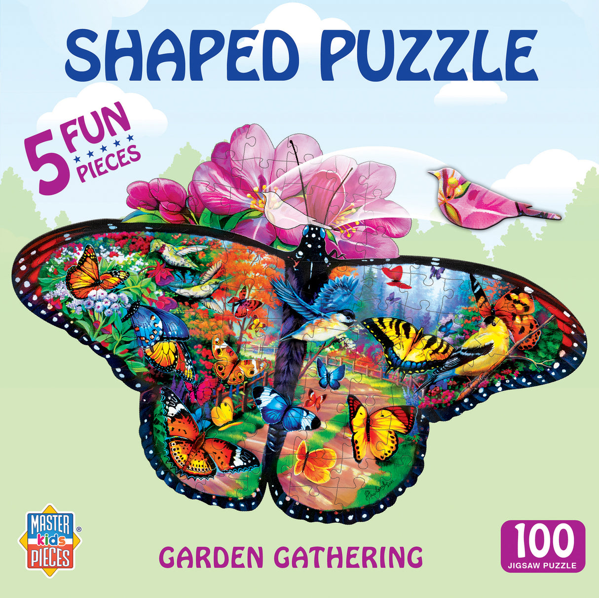 Garden Gathering - 100 Piece Shaped Puzzle