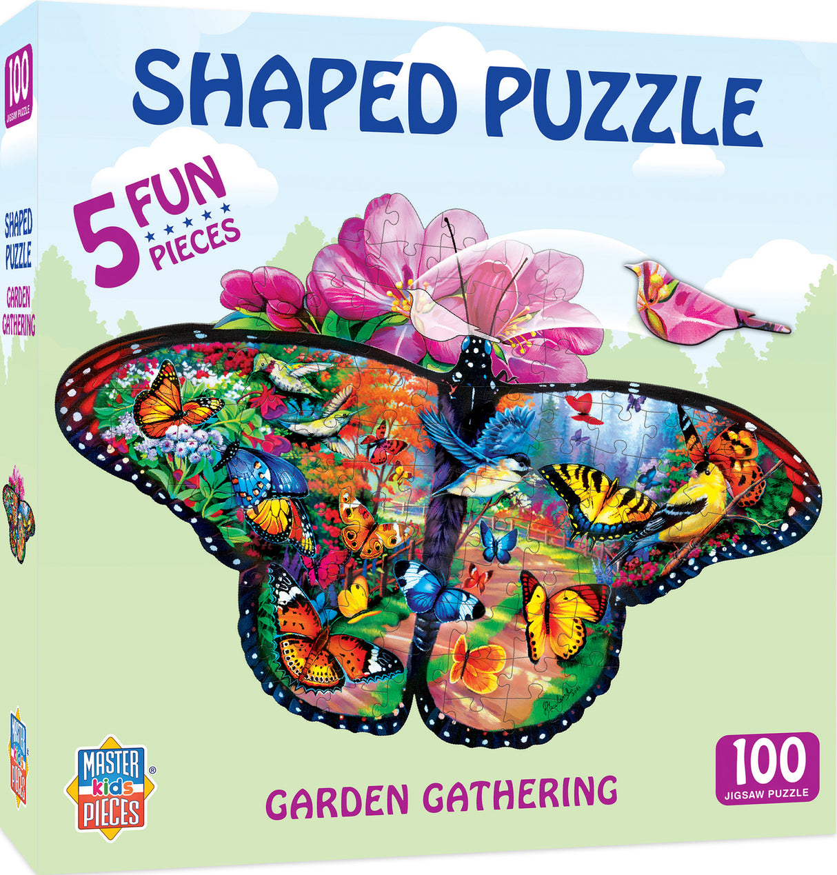 Garden Gathering - 100 Piece Shaped Puzzle