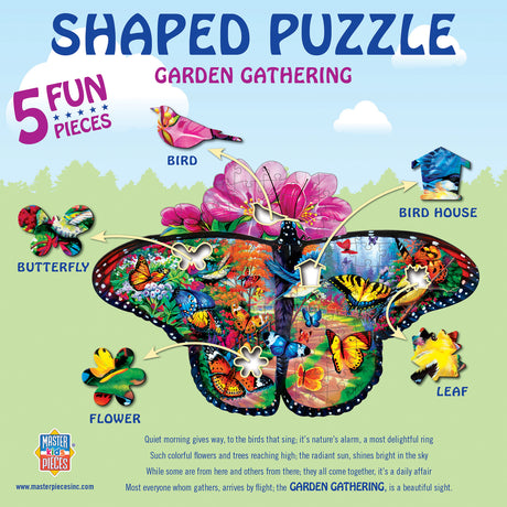 Garden Gathering - 100 Piece Shaped Puzzle