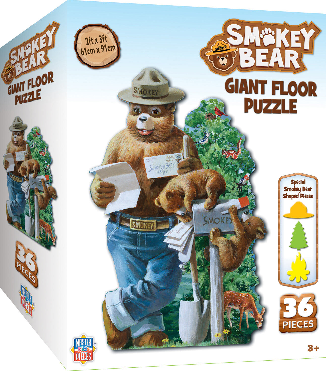 Smokey Bear - 36pc Shaped Floor Puzzle – Toys on the Square