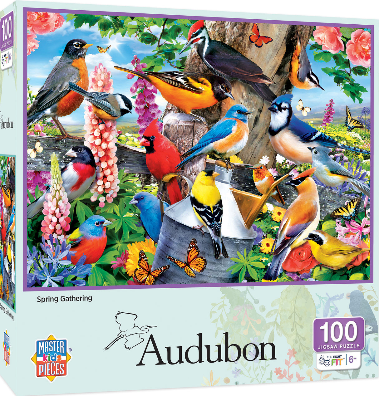 Audubon - Spring Gathering 100 Piece Puzzle