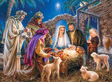 Holiday - Christ is Born 100 Piece Glitter Puzzle