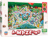 A-Maze-ing - Snow Globe Wonderland 200 Piece Puzzle