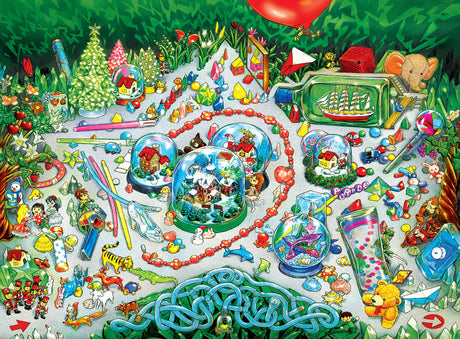 A-Maze-ing - Snow Globe Wonderland 200 Piece Puzzle