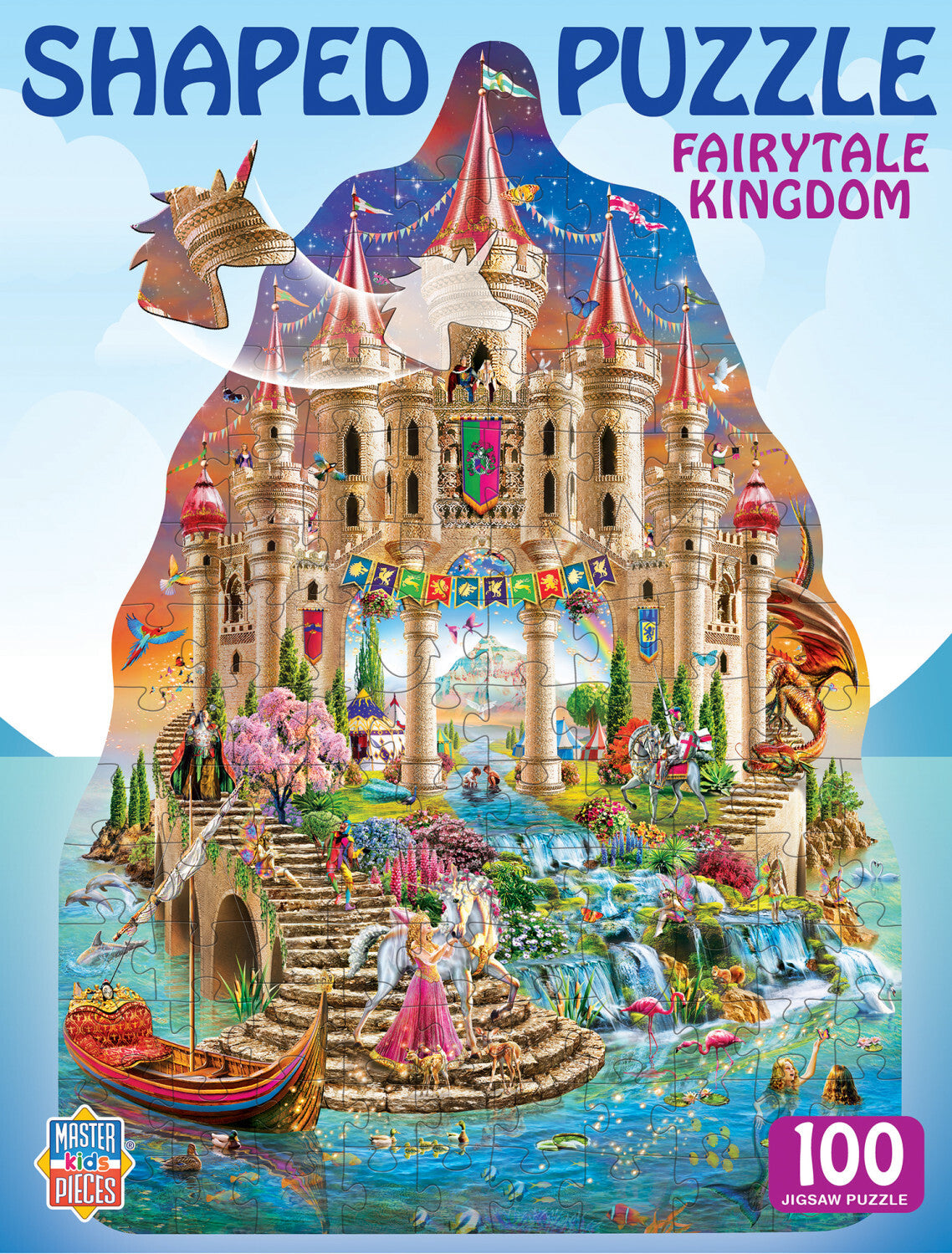 Fairytale Kingdom - 100 Piece Shaped Puzzle