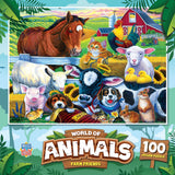 World of Animals - Farm Friends 100 Piece Puzzle