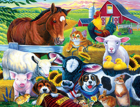 World of Animals - Farm Friends 100 Piece Puzzle