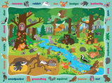 Hide and Seek - Animals in the Forest 48 Piece Puzzle