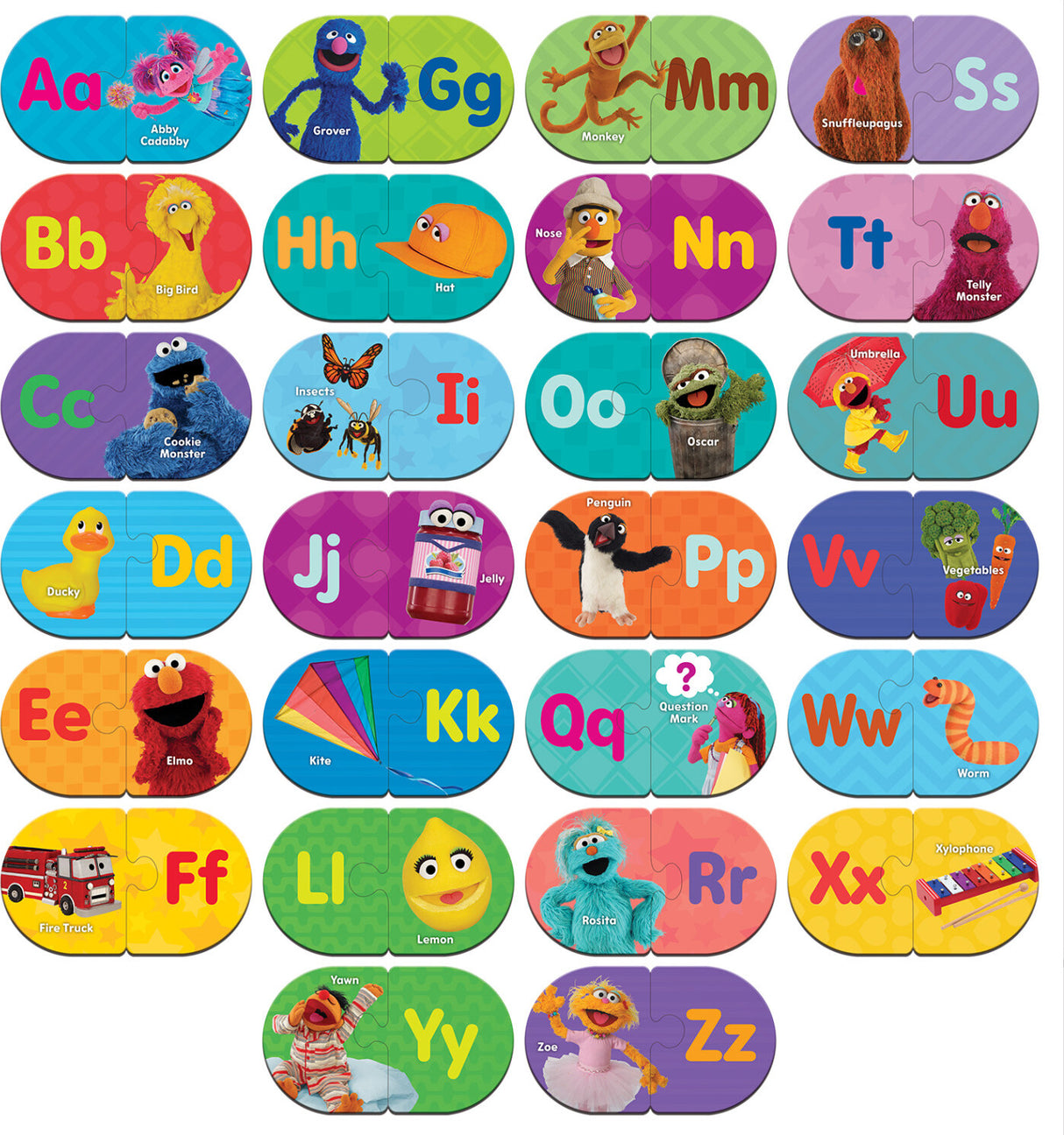 Sesame Street - Alphabet Matching Puzzles