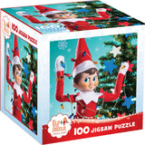 Elf on The Shelf - 100 Piece Square Puzzle