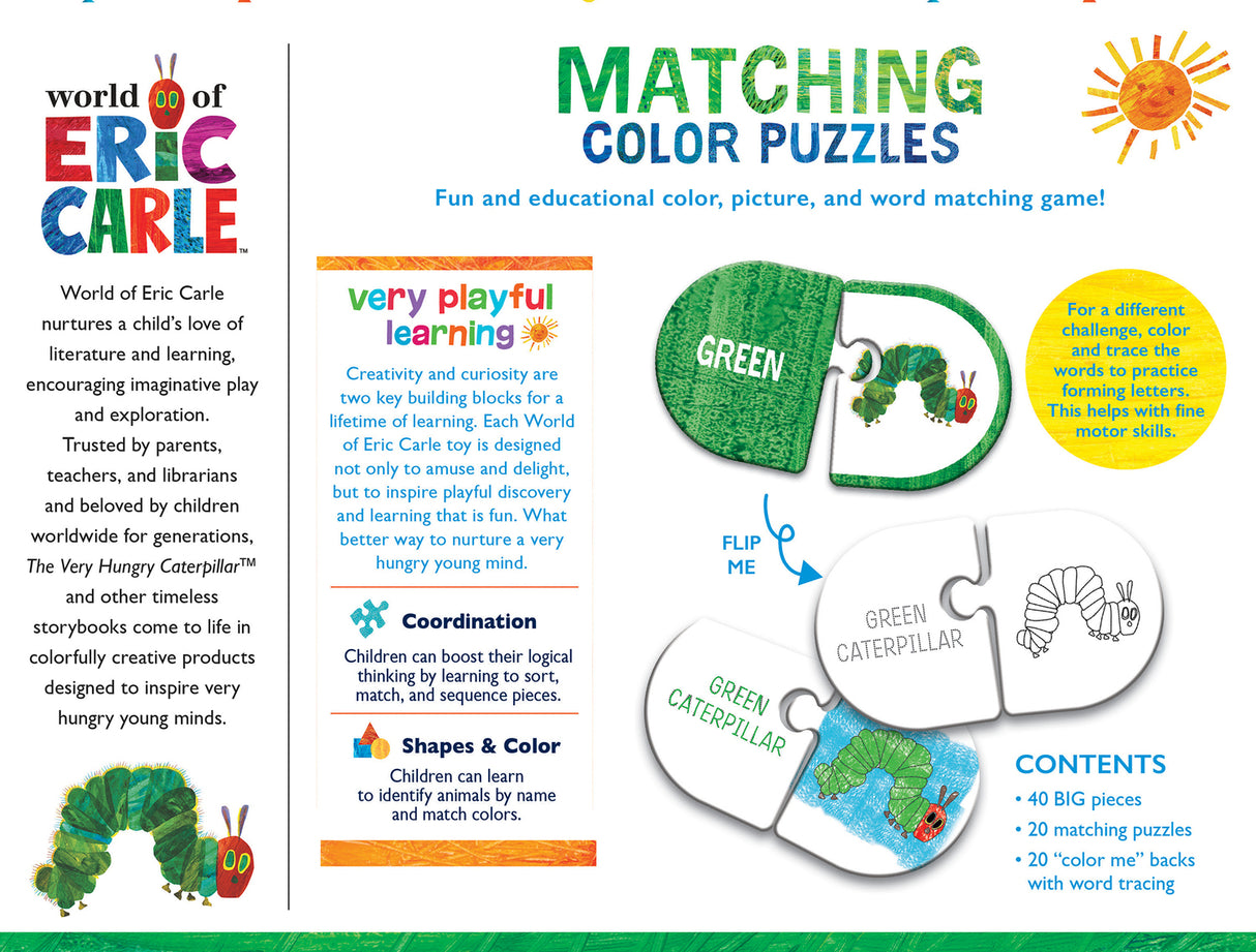 Eric Carle - Colors Matching Puzzles