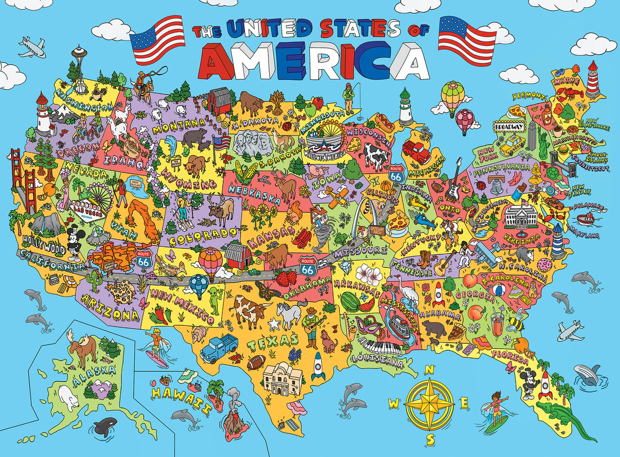 101 Things to Spot - In the USA 100 Piece Puzzle