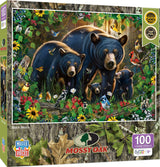 Mossy Oak - Black Bears 100 Piece Puzzle