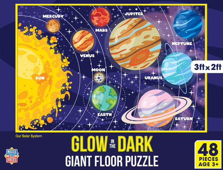 Glow in the Dark - Our Solar System 48 Piece Floor Puzzle