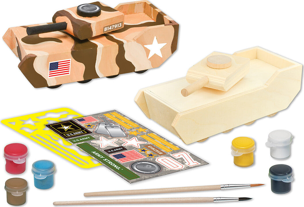 U.S. Army - Tank Wood Paint Kit