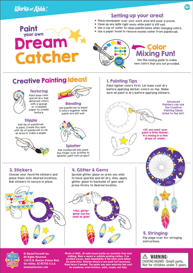 Dreamcatcher - Wood Paint Kit