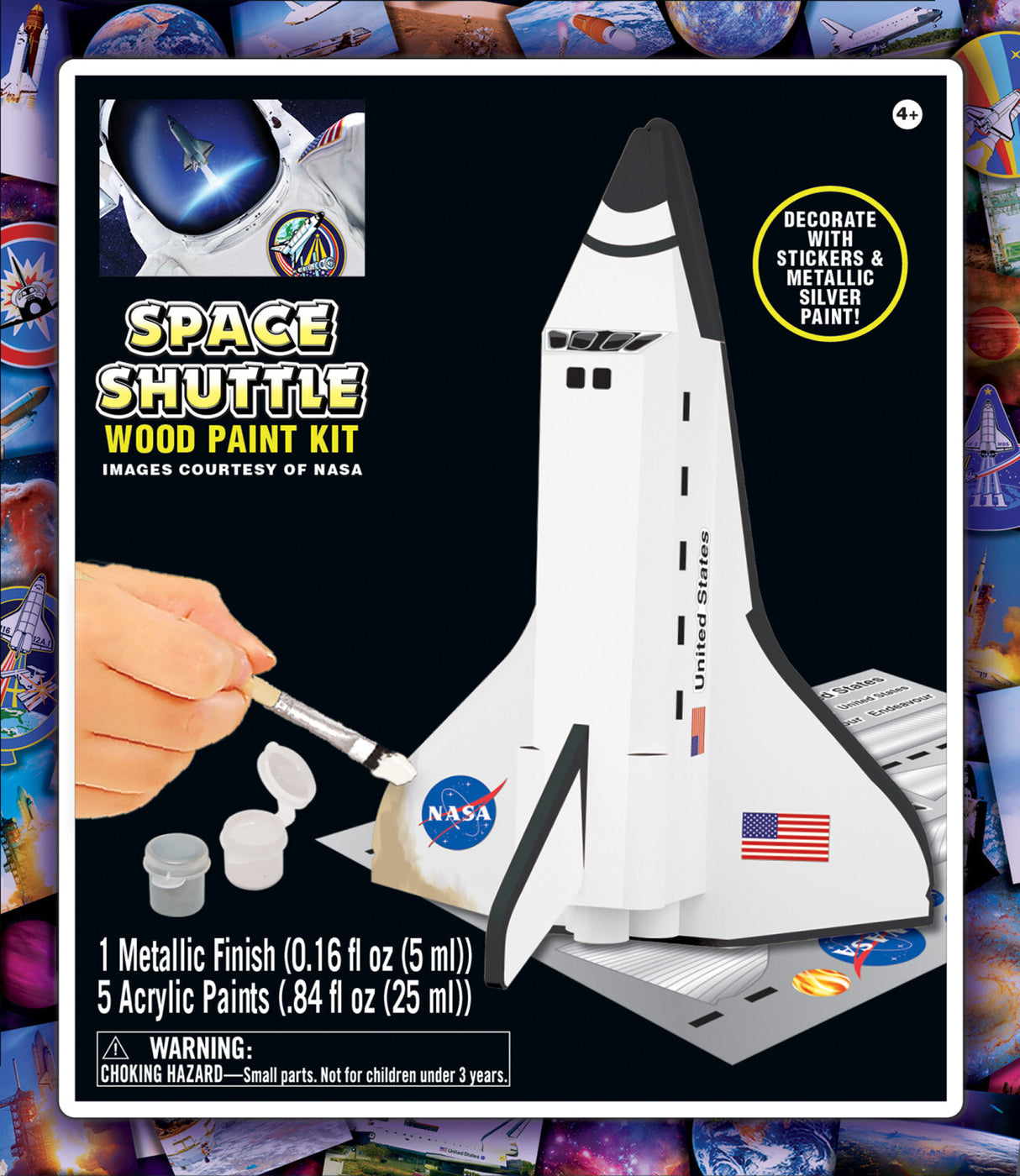 NASA - Space Shuttle Wood Paint Kit