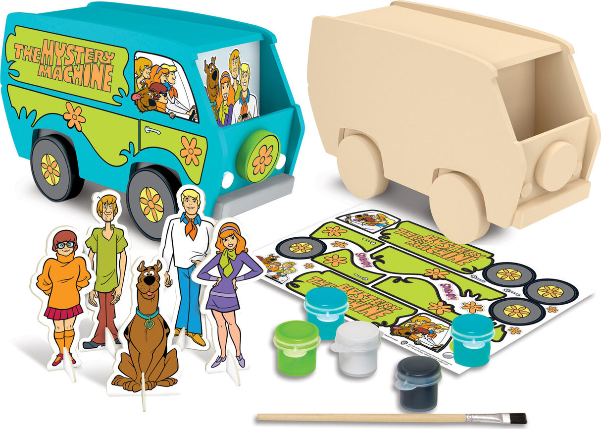 Scooby Doo - Mystery Machine Wood Paint Kit