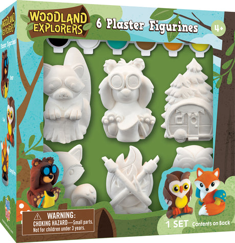 Woodland Explorers Plaster Paint Set